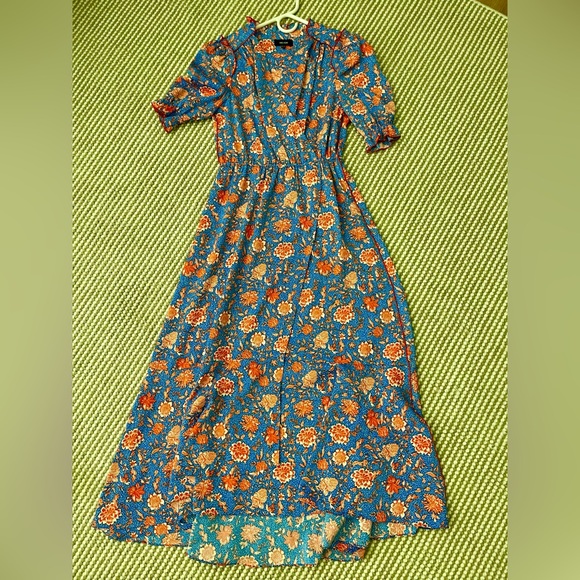 ME+EM Bright Paisley Wrap Dress + Belt size 2 - Picture 10 of 10